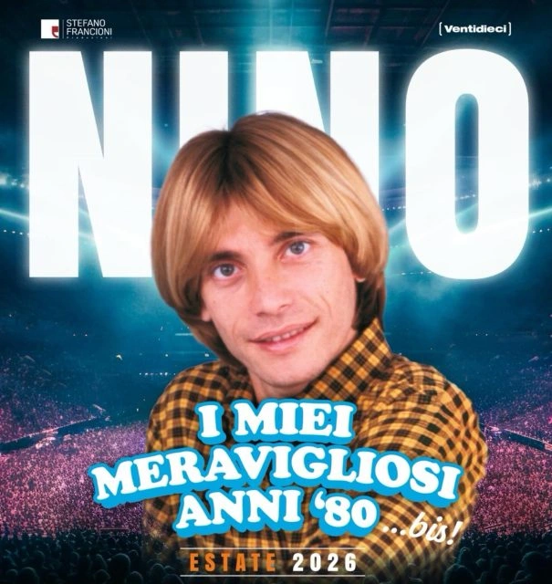 Nino D’Angelo festeggia 50 anni di carriera. Il 12 agosto 2026 concerto al Teatro Antico