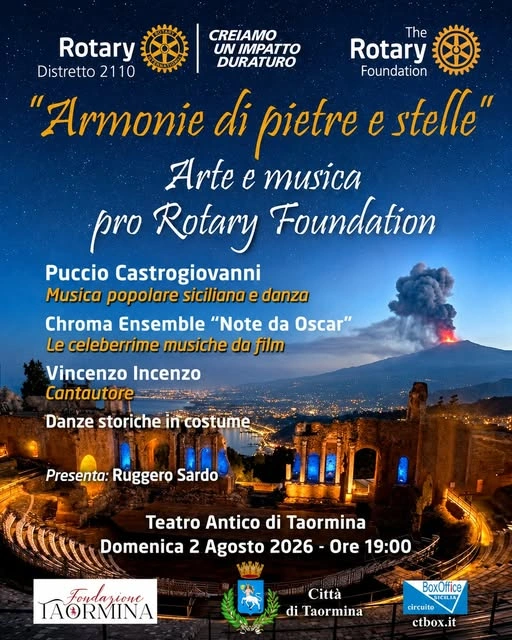 Armonie di pietre e stelle - Arte e musica pro Rotary Foundation